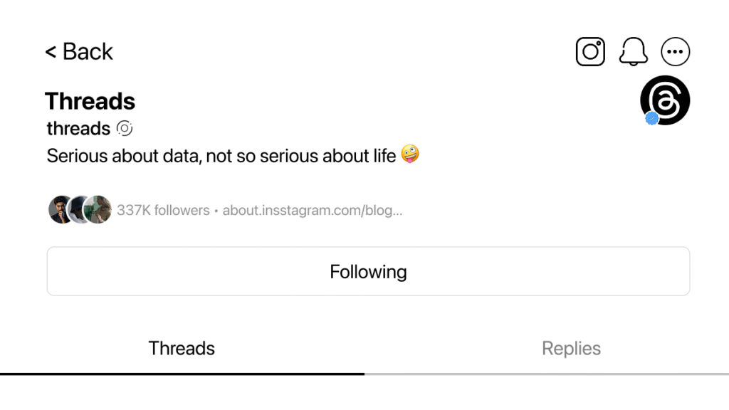 Bio for Threads
