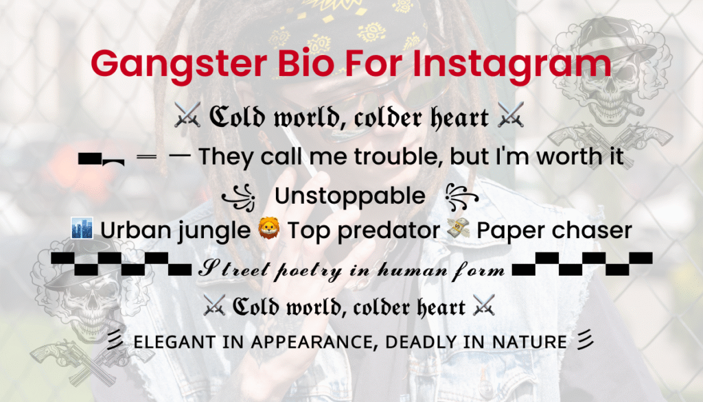 Gangster Bios