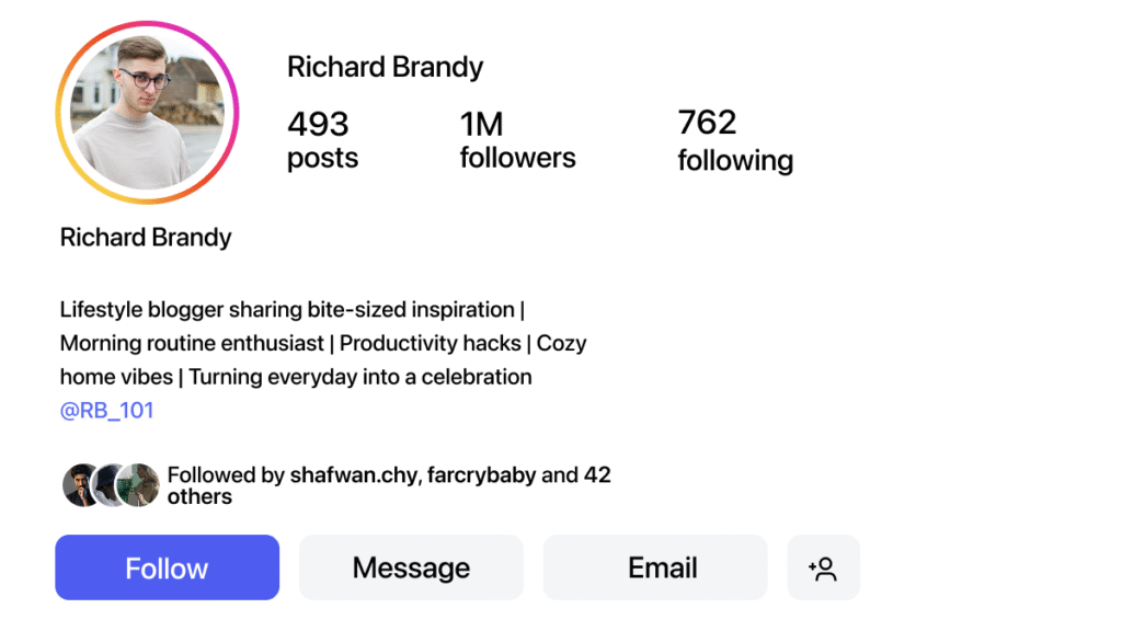 Influencer Bio Examples