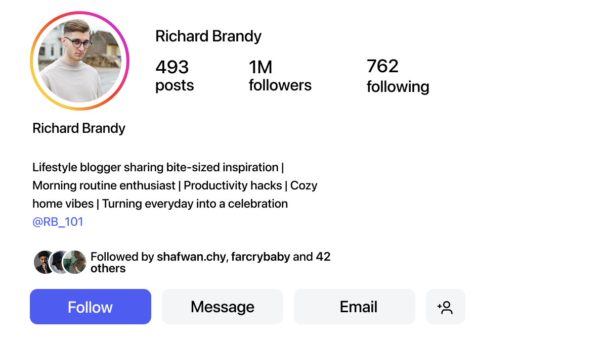 Influencer Bio Examples