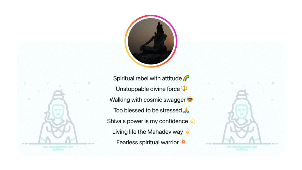 Mahadev bio for Instagram
