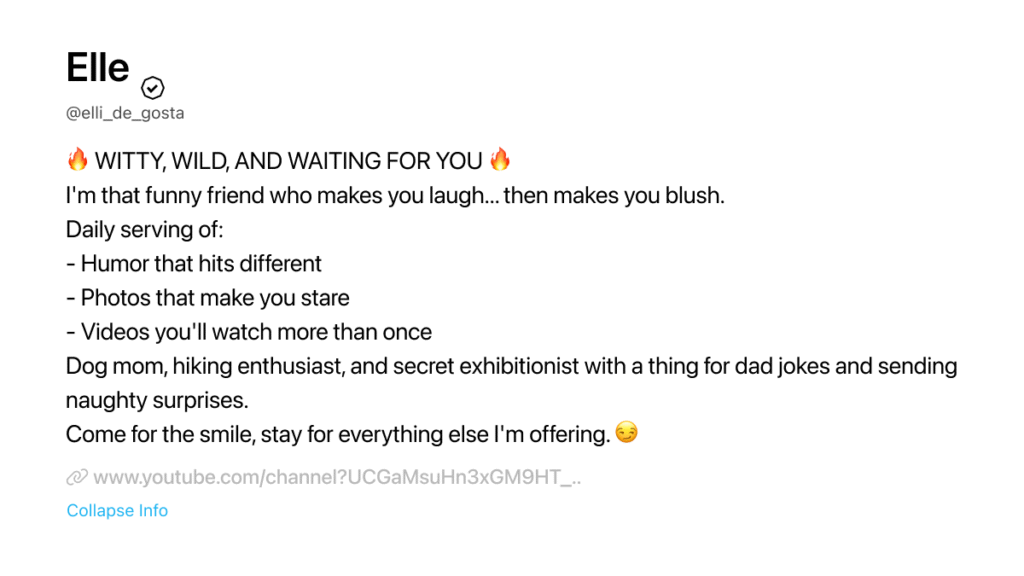 OnlyFans Bio