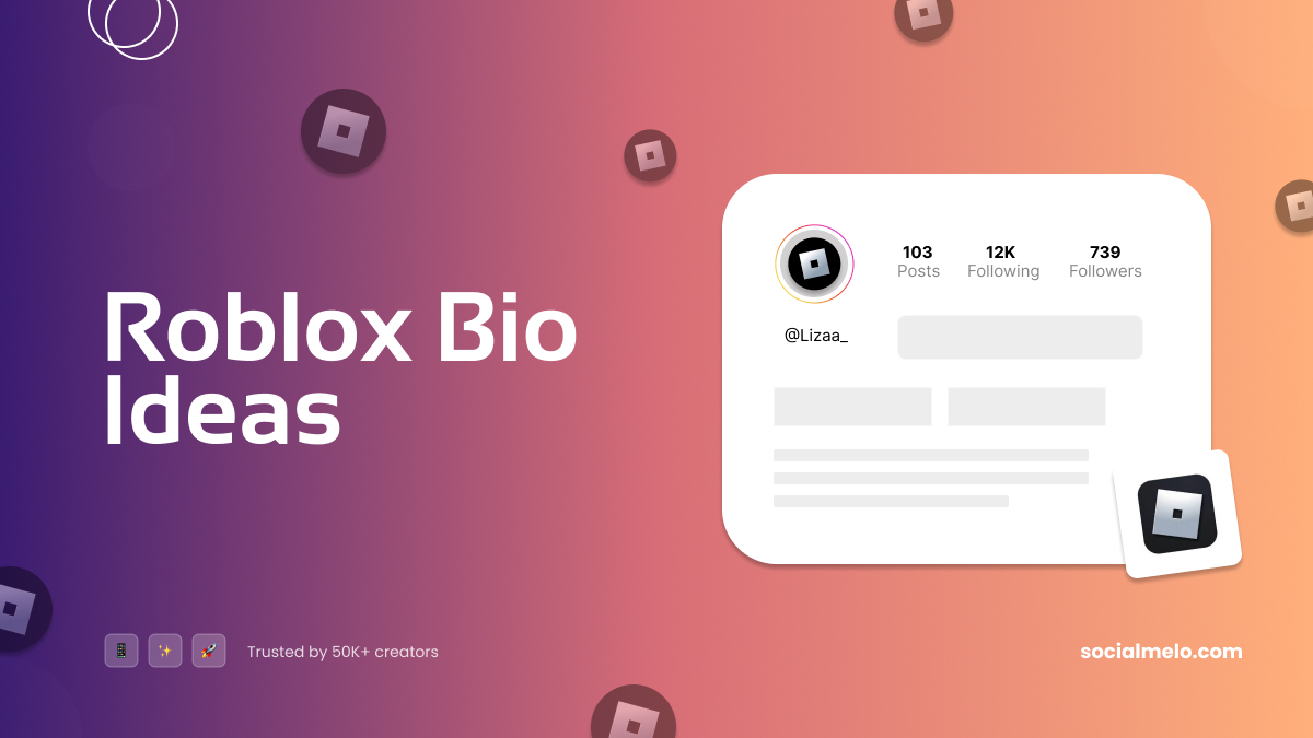 Roblox Bio Ideas