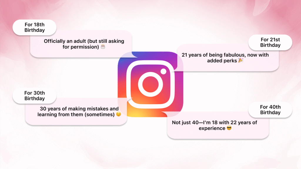 birthday bio for instagram