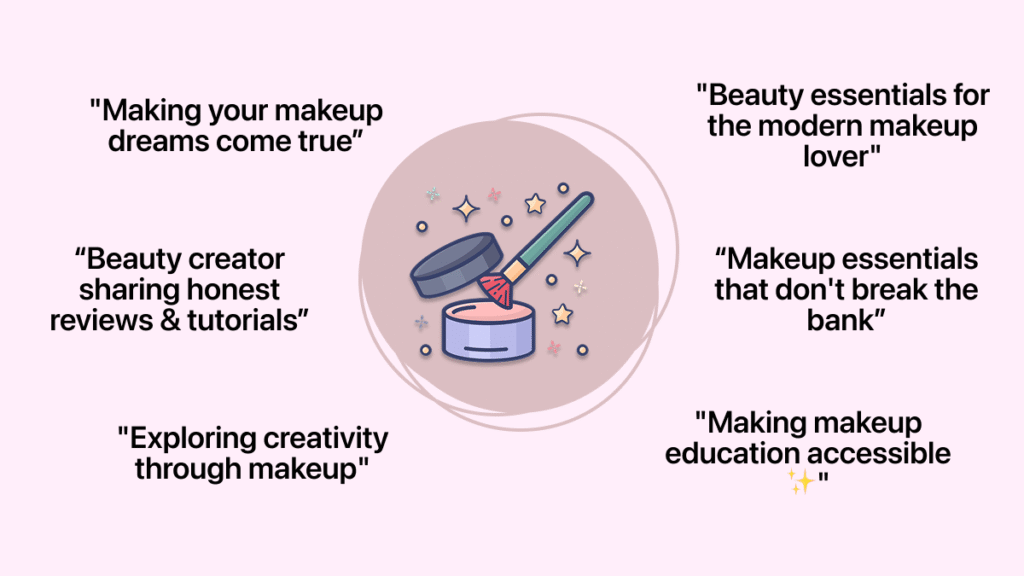 makeup bios for instagram