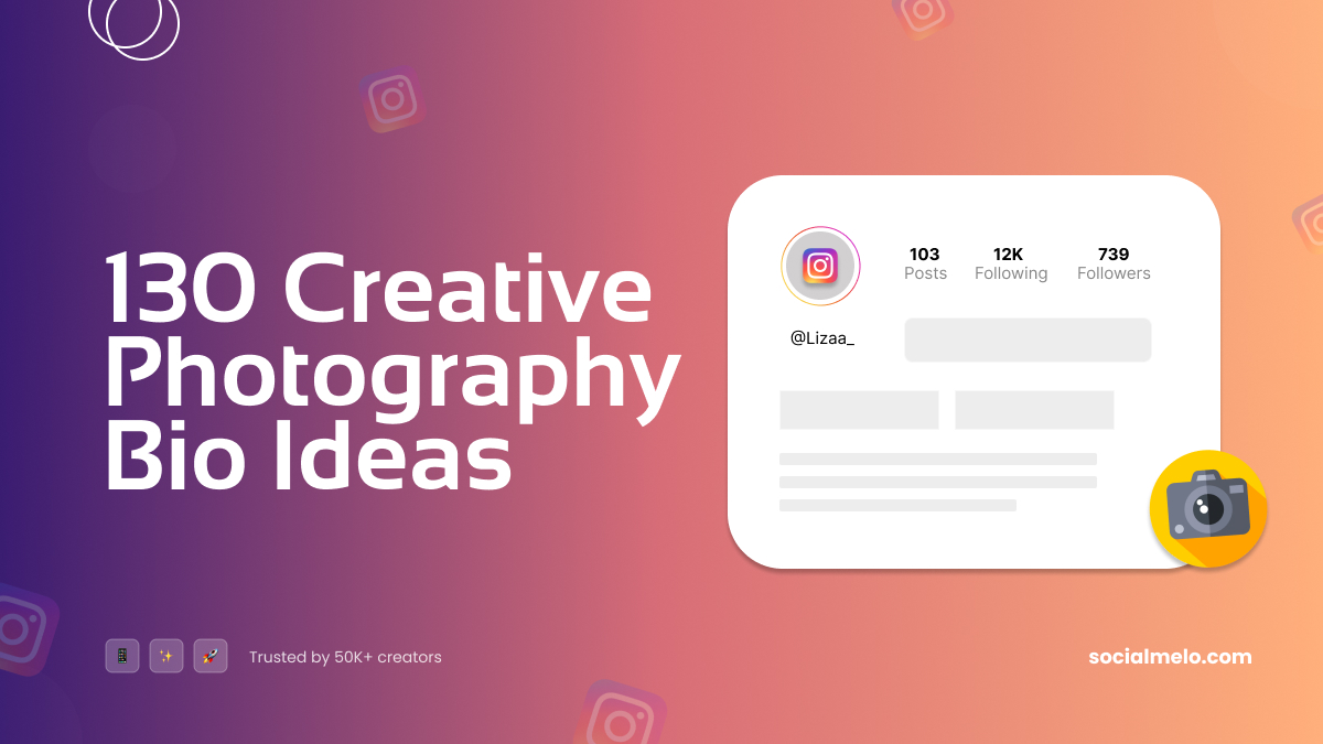 photography bio for instagram